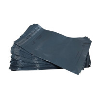 100 Grey Mailing Bags 6 x 9 Inch Self Sealing