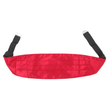 Herren Formeller Roter Satin Cummerbund Für Hochzeit Gala