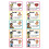 2Sets Pädagogische Karten Kinder Lernposter Zuhause 1