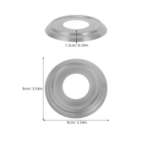 1Set Hahnblende Metallring Rohrverkleidung 1
