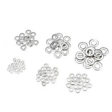 105Pcs 304 Assorted Stainless Steel O-Type Gasket Washers Flat Seal Assortment Kit (M3 M4 M5 M6 M8 M10)