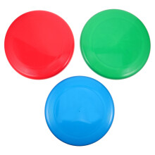 3Pcs Plastic Flying Disc for Family Outdoor Games - Beach and Park Toy
