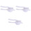 3Sets Easy Clean Manual Potato Ricer Masher Home Kitchen Pressing Tool 3