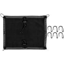 1Set Copertura Elastico Impermeabile Nero Per Bagagli Con Ganci