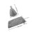 2Sets Grey Felt Sauna Set Comfortable Bath and Sauna Use 2