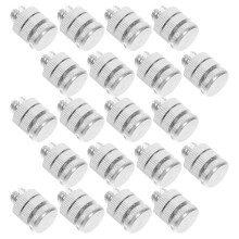 20Pcs Silver Aluminum Fence Clamp Connector for Electric Fence Wire