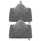 2Sets Grey Felt Sauna Set Comfortable Bath and Sauna Use 10