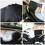 1Set Copertura Elastico Impermeabile Nero Per Bagagli Con Ganci 5