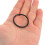 12Pcs Shock Mount Elastic Bands Rubber Mic Holder for Desk Black 5