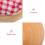 2Pz Cuscinetto Spilli Magnetico Zucca Con Base in Legno Per Ricamo DIY 3