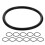 12Pcs Shock Mount Elastic Bands Rubber Mic Holder for Desk Black 8