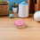 2Pz Cuscinetto Spilli Magnetico Zucca Con Base in Legno Per Ricamo DIY 5