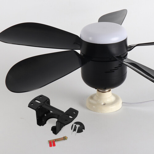 1Set Kit Ventilatore Metallo Nero Facile 2