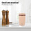 Beige Stainless Steel Coffee Shaker Electric Automatic Mixing Cup 7
