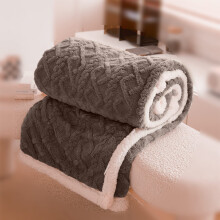 Double Sided Sherpa Fleece Blanket Soft Warm Fluffy Lamb Wool Texture for Bed and Couch