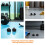 2Stk PVC Rollschuhbremse, Einfache Montage, Sicherer Stopper 5