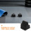 2Stk PVC Rollschuhbremse, Einfache Montage, Sicherer Stopper 6