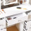 Vanity Dressing Desk with Sliding LED Light Mirror 6