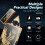 Electric Arc Lighter USB Rechargeable Windproof Plasma Lighter for Candles Camping with Engraved Eagle Design 2