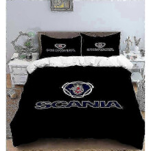 (240x260cm 94x102in) 2026 Hot!! v5688 Bed Sheets Gifts/Duvet Cover/-sided Pillowcase/SCANIA Truck/Bedding Set/All Size Bed Sheets IU5688