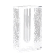 Transparent Vase Living Room Office Decoration Flower Arrangement Hydroponic Container Vase Crafts-B