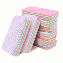 Microfiber Cleaning Cloth 12 Layer Tearable Design, Lint Absorbent Towel for Kitchen and Car