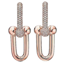 (Style 1, Rose Gold Color) Unique Elegant Horseshoe Earrings: The Perfect Fashion Accessory