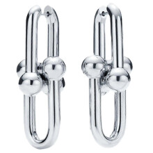 (Style 2, Silver) Unique Elegant Horseshoe Earrings: The Perfect Fashion Accessory