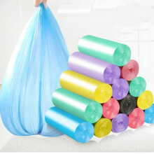 100pcs Drawstring Garbage Bags 45x50cm Tear‑Resistant Leakproof Trash Bags for Kitchen Green