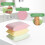 Kitchen Scrub Sponge 80 Pack Non Scratch Scouring Pad Reusable Gentle‑on‑Surface Multi‑Purpose Cleaning 4