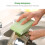 Kitchen Scrub Sponge 80 Pack Non Scratch Scouring Pad Reusable Gentle‑on‑Surface Multi‑Purpose Cleaning 5