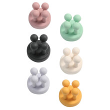 6pcs Adhesive Wall Hooks Toothbrush Holder Set Traceless Silicone Removable Heavy Duty Bathroom Organizer