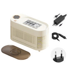 Machine à glaçons portative 12V à congélation-Blanc crème