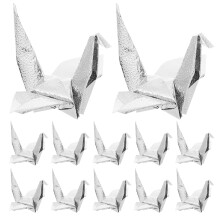 Silberfarbenes DIY Origami Papier Quadratisch Für Handwerk