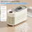 Machine à glaçons portative 12V à congélation-Blanc crème 6