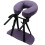 1Ensemble Oreiller De Massage Violet Confortable Pour Salon Spa 1
