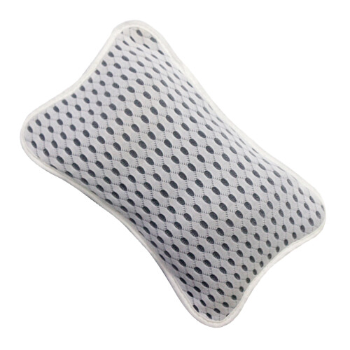 Cuscino Bagno Bianco Poliestere Collo
