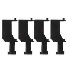 4Pz Ganci Porta Microonde Nero Ricambio Resistente
