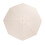Cappuccio Ombrello Beige Anti Uv Tessuto Per Esterni 1