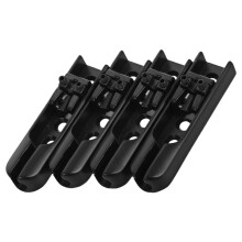 4Pz Ponte Basso in Lega Di Zinco Nero Per Chitarra Elettrica Stabile