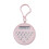 ABS Silicon Keyring Calculator With Noiseless Keys-macaron pink 1