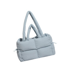 Sac à bandoulière pratique pour femmes, sac matelassé, sac-Bleu