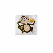 Microfiber Face Washcloth with FadeResistant Print, Soft Absorbent Terrycloth, Compact Travel Size