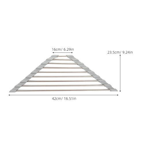 Porta Utensili Lavello Triangolare Roll-Up Per Cucina 1