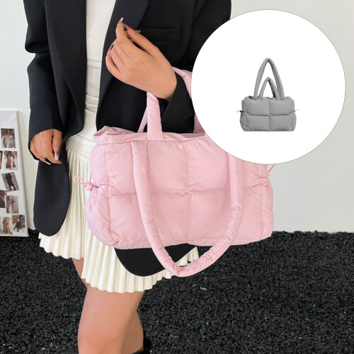 Sac de travail en nylon moderne avec plusieurs-Gris 2