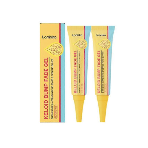 (2PCS) 1-5x Keloid Bumps Removal Gel, Advanced Scar Gel for Face & Body, Scar Gel for All Scars & Keloids