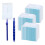 Disposable Duster Refills 100 Sets with Extendable Telescopic Handle, Multi‑Angle Head for Home and Ceiling Fan Cleaning 1