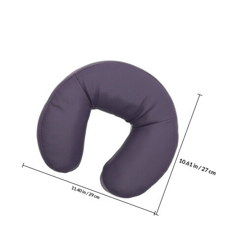 1Ensemble Oreiller De Massage Violet Confortable Pour Salon Spa 1