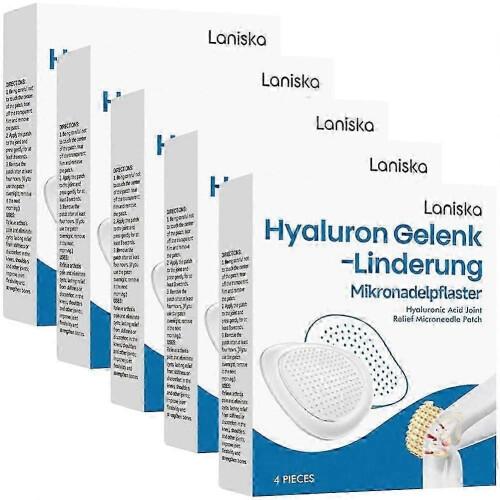 (5packs)Hyaluron Joint Relief Microneedles Patch Convenient Easy to Use Microneedles Patch for Elderly Active Adults