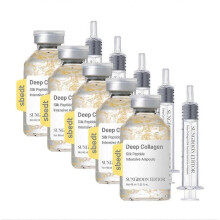 (5PCS)1-5x Korean AntiAging Serum with Silk Peptide Collagen Boost, Instant Lifting and 72H Hydration